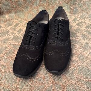 Cole Haan Grand.OS Zerogrand black suede oxfords size 9B